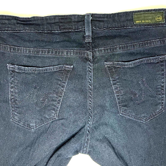 AG Adriano Goldschmied The‎ Legging Ankle Super Skinny Dark Blue Denim Jeans 27R - Picture 4 of 6